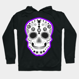 Purple Sugar Skull Hoodie